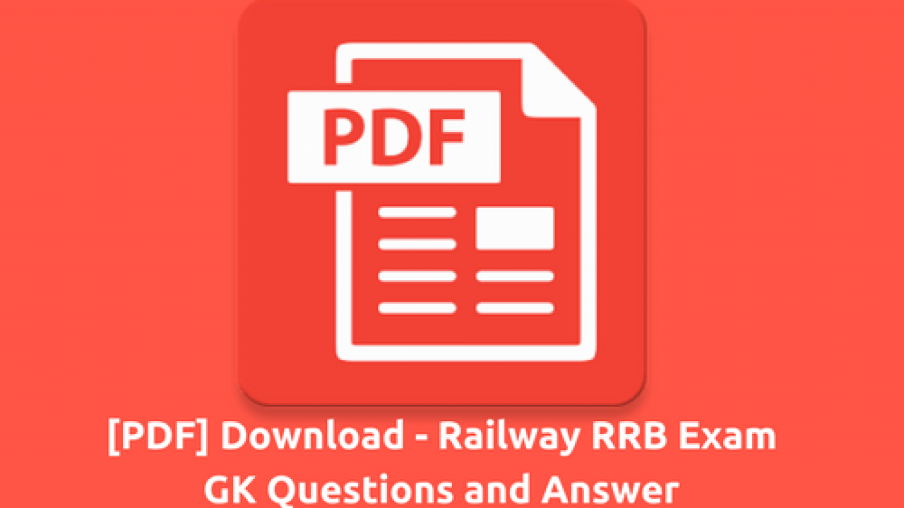 gk for railway exam 2018