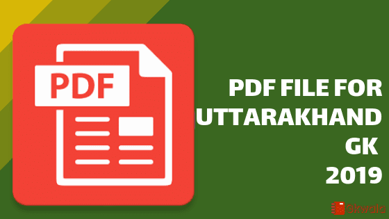 [PDF] Download for Uttarakhand Gk in Hindi- 2019