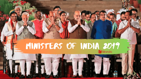 Indian Cabinet Ministers list